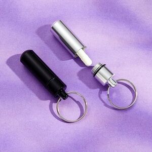 Two piece set key chain storage. New.